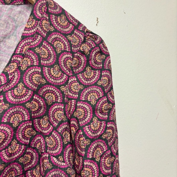 Marine Layer Printed Colette Doublecloth Top - Picture 9 of 12